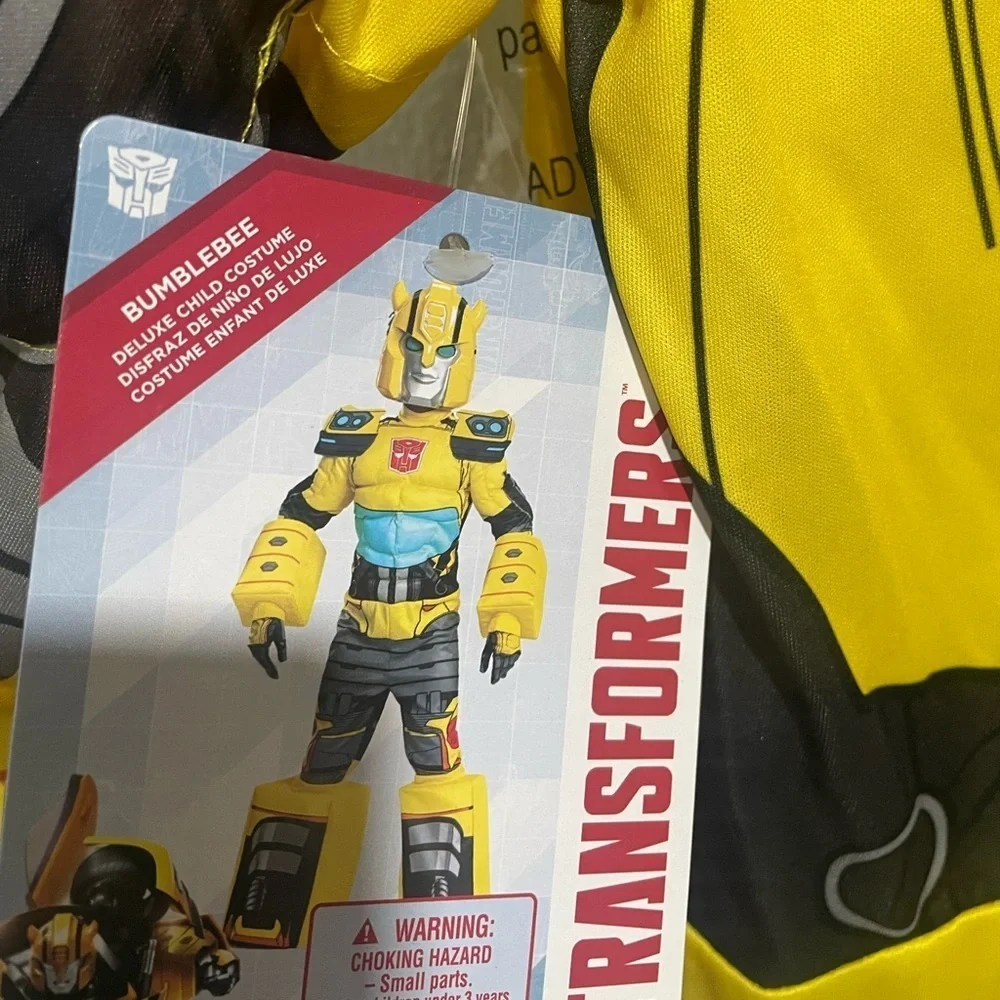 TRANSFORMERS kids “BUMBLEBEE” quilted muscle Halloween costume-various